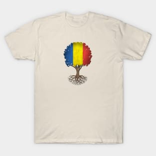 Tree of Life with Romanian Flag T-Shirt